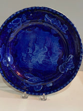 Load image into Gallery viewer, Historical Staffordshire Blue Plate Constitution and Guerriere
