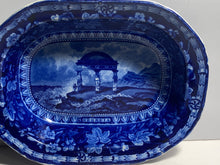 Load image into Gallery viewer, Historical Staffordshire Blue Arms or Georgia Vegetable Dish By Mayer 1825
