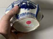 Load image into Gallery viewer, Pearlware Sugar Bowl With Embossed Eagle Ca. 1820
