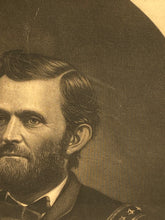 Load image into Gallery viewer, Original Currier Type Print Lieut. Ulysses S. Grant President Richardson NY
