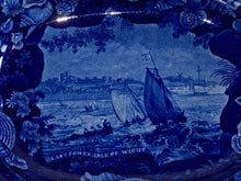 Load image into Gallery viewer, Historical Staffordshire East Cowes Isle of Wight Small Platter Ca. 1825
