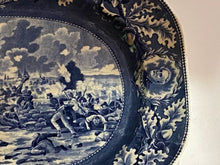 Load image into Gallery viewer, Historical Staffordshire Picketts Charge Gettysburg Platter Ca. 1900
