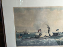 Load image into Gallery viewer, Original Currier &amp; Ives Large Folio Monitor &amp; Merrimac Ship Battle Civil War
