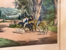Load image into Gallery viewer, Original Currier &amp; Ives Print Summer In The Country Large Folio Horse Mansion
