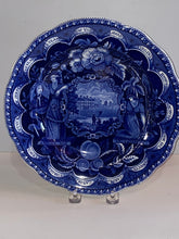 Load image into Gallery viewer, Historical Staffordshire Blue Soup Plate “States” Pattern 1825

