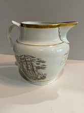 Load image into Gallery viewer, Staffordshire Porcelain Pitcher with American Ship Transfers
