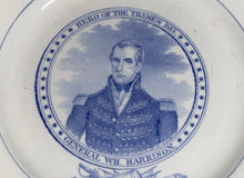 Load image into Gallery viewer, Historical Staffordshire Hero Of Thames William Henry Harrison Plate Ca. 1830
