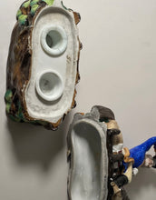 Load image into Gallery viewer, Staffordshire Porcelain Figure Inkwell Of George Washington On Horseback 1830’s
