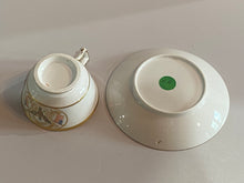 Load image into Gallery viewer, Staffordshire Porcelain Cup and Saucer Set with Seal of the United States
