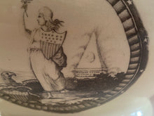 Load image into Gallery viewer, Staffordshsire Creamware Liverpool Soup Tureen Columbia At Washington Memorial Rare
