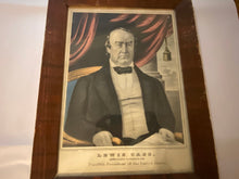 Load image into Gallery viewer, Original N. Currier Print Lewis Cass Democratic Candidate for Twelfth President of the United States

