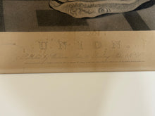 Load image into Gallery viewer, Large Folio Engraving “Union” H. S. Saddler Constitution United States
