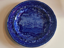 Load image into Gallery viewer, Historical Staffordshire Blue Macdonough’s Victory Plate 9 1/8” Ca. 1825
