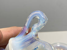 Load image into Gallery viewer, Boston And Sandwich Glass Lacy Opalescent Panel Toy Pitcher And Basin
