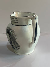 Load image into Gallery viewer, Staffordshire General Lafayette and George Washington Republicans Pitcher 6 1/8” tall
