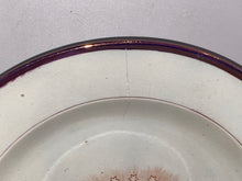 Load image into Gallery viewer, Historical Staffordshire Rust Color Transfer Eagle And Shield Luster Plate 1820
