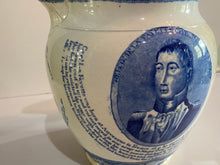 Load image into Gallery viewer, Historical Staffordshire General Lafayette Welcome to Land of Liberty Pitcher
