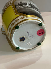 Load image into Gallery viewer, Chamberlain’s Worcester Pitcher Yellow With Gilt View Of Worcester Ca. 1840’s
