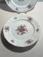 Load image into Gallery viewer, Staffordshire Mulberry Green Transfer Liberty Cap Patriotic Flag 5 Plates 1840
