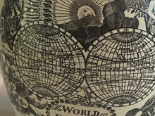 Load image into Gallery viewer, Staffordshire Creamware Liverpool Pitcher World In Planisphere Virtue and Valour Washington
