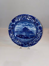 Load image into Gallery viewer, Historical Staffordshire Blue Nahant Hotel Plate by Stubbs Ca. 1825
