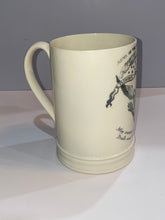 Load image into Gallery viewer, Staffordshire Creamware Liverpool Tankard Arms Of The United States Eagle Mug
