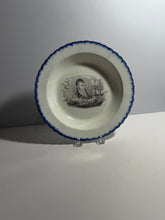 Load image into Gallery viewer, Staffordshire Pearlware Blue Edge War Of 1812 Soup Plate Captain Jones
