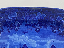 Load image into Gallery viewer, Historical Staffordshire Blue Platter LaGrange Lafayette’s Residence
