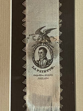 Load image into Gallery viewer, General Lafayette Silk Ribbon Sold by H. Kern Philadelphia
