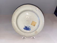 Load image into Gallery viewer, Historical Staffordshire Blue Plate Capital At Washington Ca. 1825
