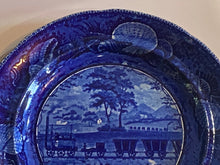 Load image into Gallery viewer, Historical Staffordshire Dinner Plate Baltimore and Ohio Railroad Level Version
