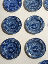Load image into Gallery viewer, Staffordshire Blue Transfer Cup Plate Quadrupeds Hyena Ca. 1825

