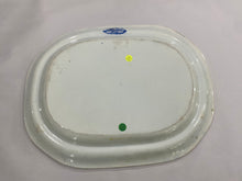 Load image into Gallery viewer, Historical Staffordshire Blue Castle Gardens Battery New York Large Platter 20 1/2”
