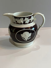 Load image into Gallery viewer, Staffordshire Jasperware Peace and Plenty Seal of the United States and Columbia Pitcher Ca. 1820’s
