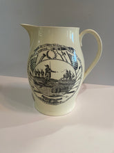 Load image into Gallery viewer, Staffordshire Creamware Liverpool Pitcher World In Planisphere Virtue and Valour Washington
