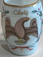 Load image into Gallery viewer, 19th Century Bristol Glass Milk Glass  Blown Cup with Liberty and Eagle
