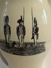 Load image into Gallery viewer, Staffordshire Creamware Liverpool Pitcher with American Soldiers and Soldiers Farewell Poem Transfer Ca. 1800 Massachusetts Revolutionary Soldier
