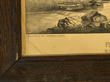 Load image into Gallery viewer, Original Currier &amp; Ives Print Natural Bridge - In the Blue Ridge Region RockBridge County Va.
