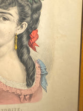 Load image into Gallery viewer, Original Currier &amp; Ives Print My Favorite Big Sheet Framed
