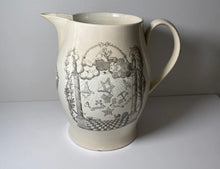 Load image into Gallery viewer, Staffordshire Creamware Liverpool May Commerace Flourish Rare Liberty Ca. 1800
