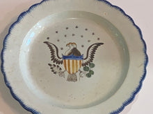Load image into Gallery viewer, Staffordshire Pearlware Blue Edge Leeds Eagle and Shield Plate
