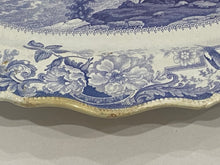 Load image into Gallery viewer, Historical Staffordshire Light Mulberry Transfer Platter Little Falls at Luzern Hudson River 1835
