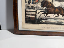 Load image into Gallery viewer, Original Currier &amp; Ives Print Winter Moring In The Country Best 50 Small
