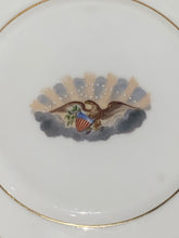 Load image into Gallery viewer, Staffordshire Porcelain Plate with Seal of United States Hand Painted
