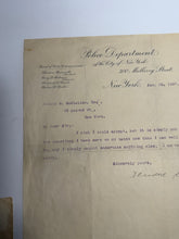 Load image into Gallery viewer, Theodore Roosevelt Police Commissioner New York Letterhead Signed Letter 1897
