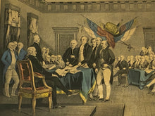 Load image into Gallery viewer, Original N. Currier &amp; Ives Print The Declaration Of Independence

