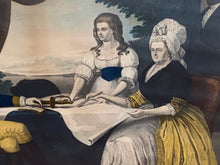 Load image into Gallery viewer, Original Currier &amp; Ives Type Print Washington Family Large Folio Wm. Robertson
