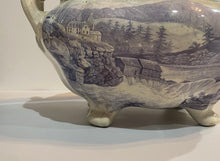 Load image into Gallery viewer, Historical Staffordshire Soup Tureen Little Falls At Luzerne Hudson River 1835
