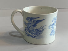 Load image into Gallery viewer, Staffordshire Pearlware Childs Mug “Forget Me Not” Eagle and Shields

