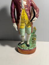 Load image into Gallery viewer, Staffordshire Pink Luster Figure Of Benjamin Franklin Ca. 1840’s
